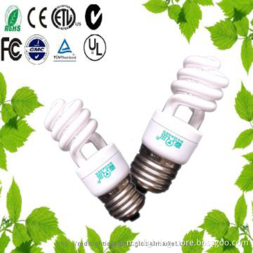 5W half spiral Low power CFL Energy Saving Lamps